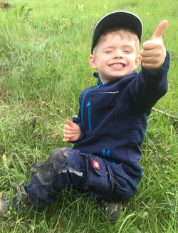 Der Junior-Chef im Einsatz